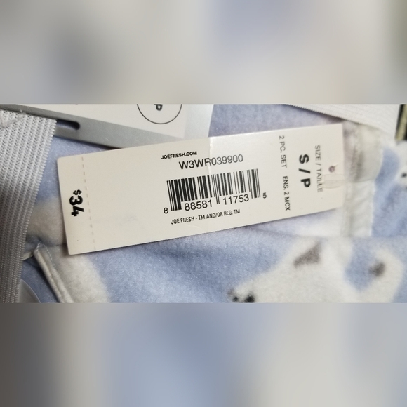 George NWT 2 piece fleece pj set - Picture 3 of 5